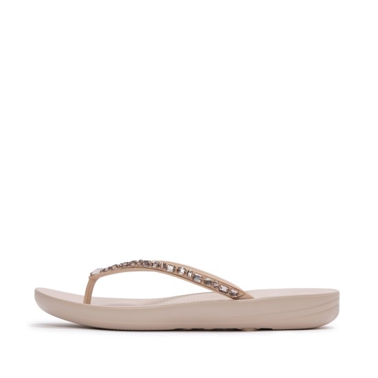 Iqushion Multi-Crystal Ergonomic Flip-Flops