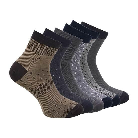 Men Assorted Ankle Length Socks Pack of 6