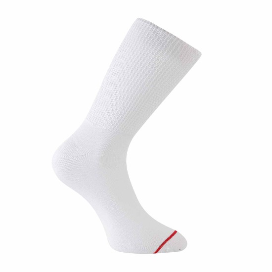 Men White Full Length Socks