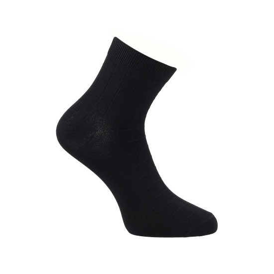 Men Black Half Length Socks