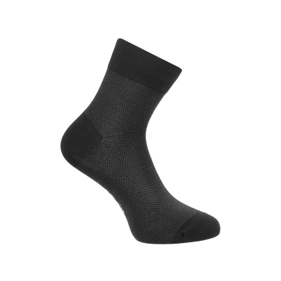 Men Black Half Length Socks