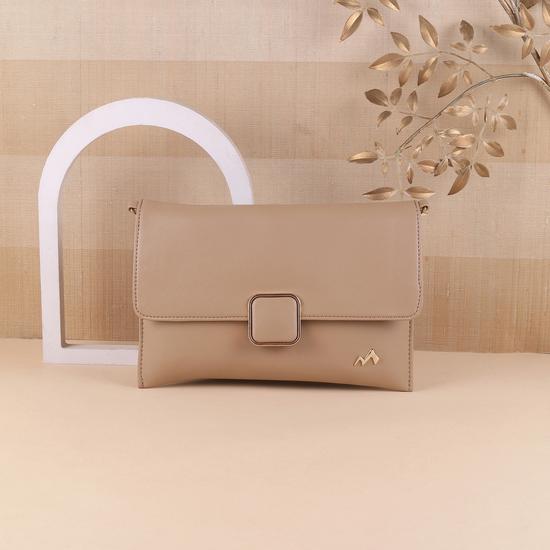 Women Beige Sling Bag