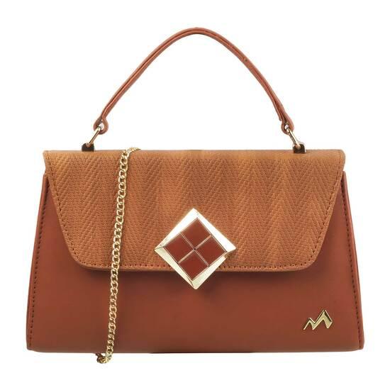 Women Tan Evening Bag
