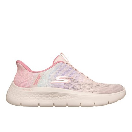 Women Pink-multi Sports Slip Ons