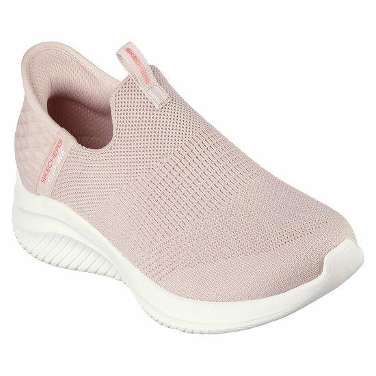 Women PinkSuede Sports Walking Shoes