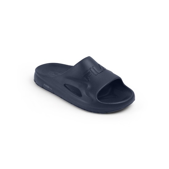 Men Blue-navy Casual Slippers