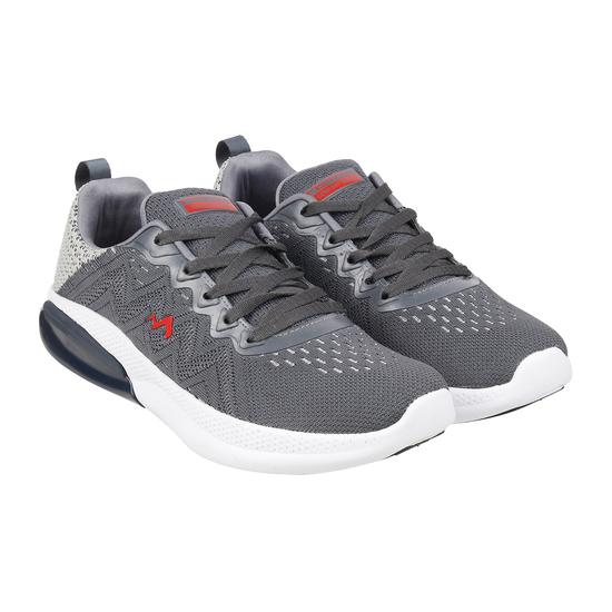 Men Grey Sports Walking Shoes