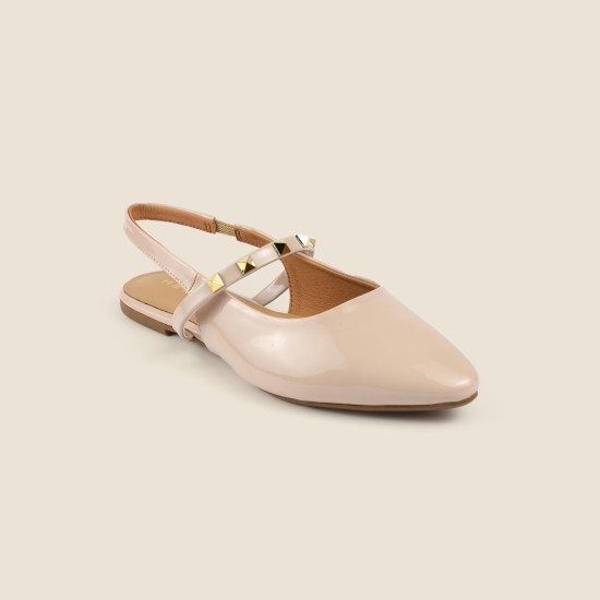 Women Beige Formal Sandals