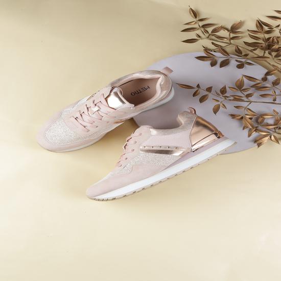 Women Beige Casual Sneakers