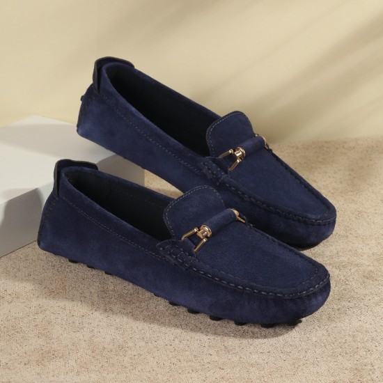 Women Blue Casual Loafers