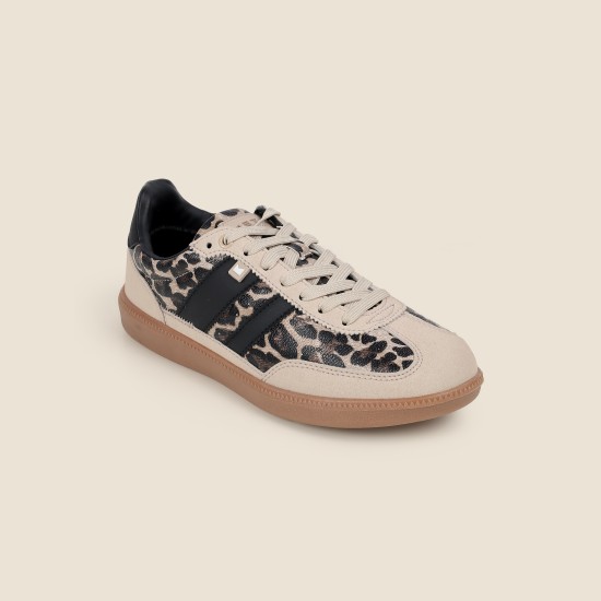 Women Beige Casual Sneakers