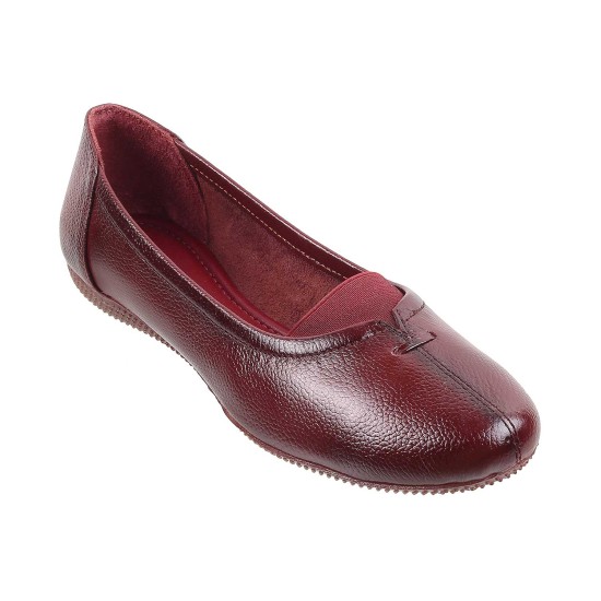 Women Maroon Casual Ballerinas