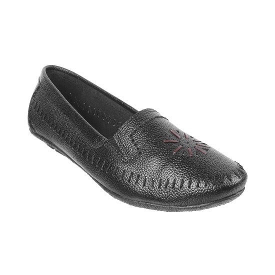 Women Black Casual Ballerinas