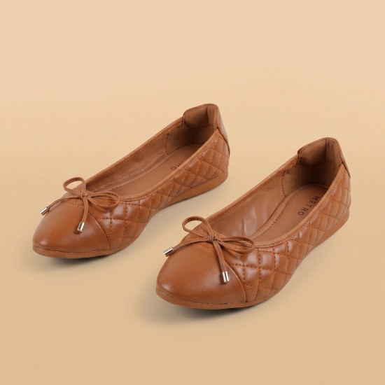 Women Tan Casual Ballerinas