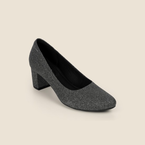 Women Gun-metal Formal Pumps