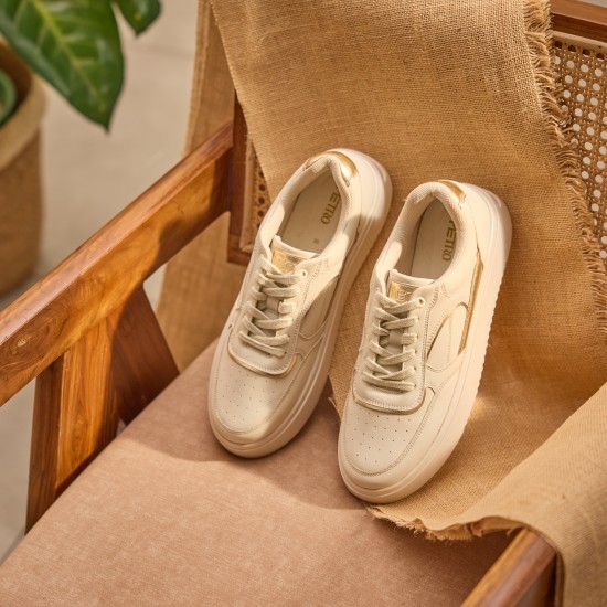 Women Beige Casual Sneakers