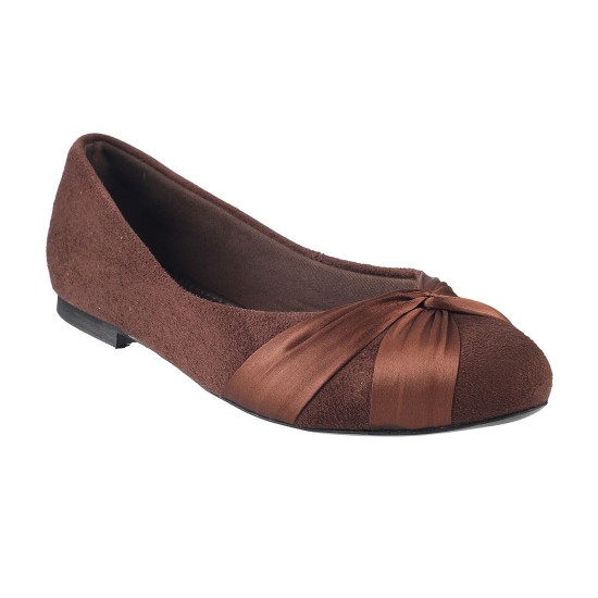 Women Brown Casual Ballerinas