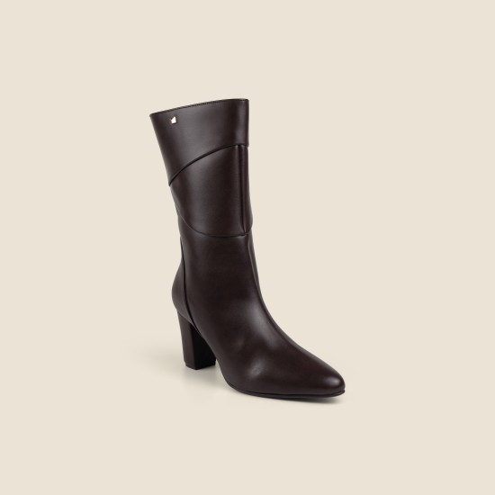 Women Brown Party Boots