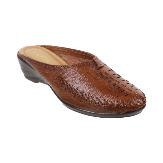 Women Orange Casual Slip Ons