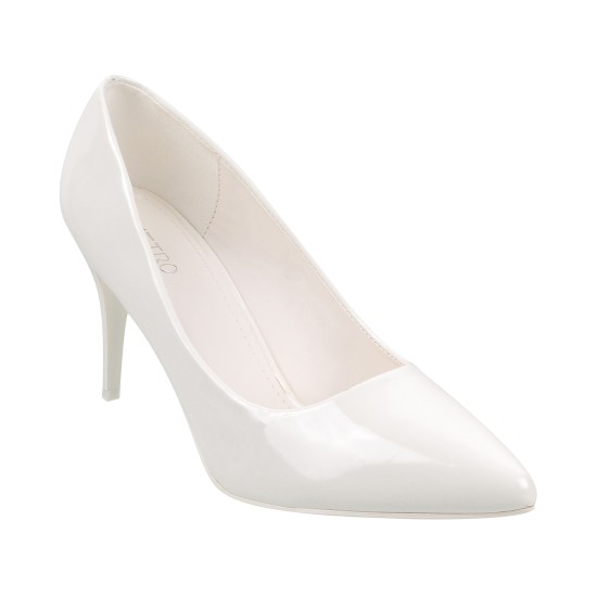 Women White Party Pumps
