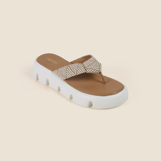 Women Rose-gold Casual Slippers