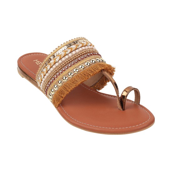 Women Yellow Casual Slippers