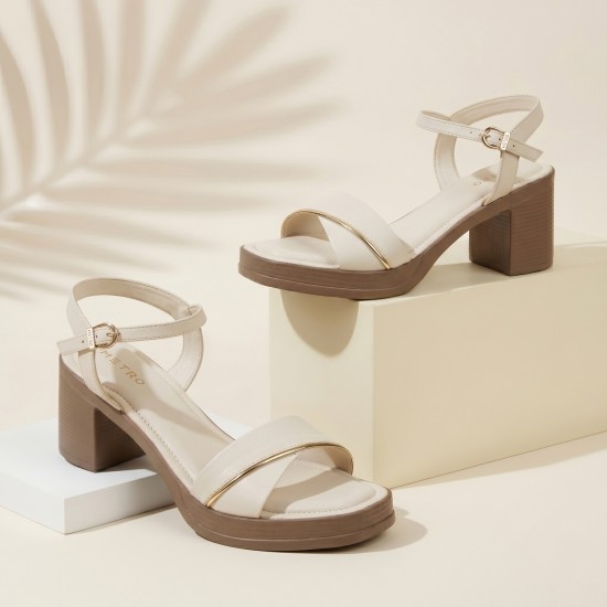 Women Beige Casual Sandals
