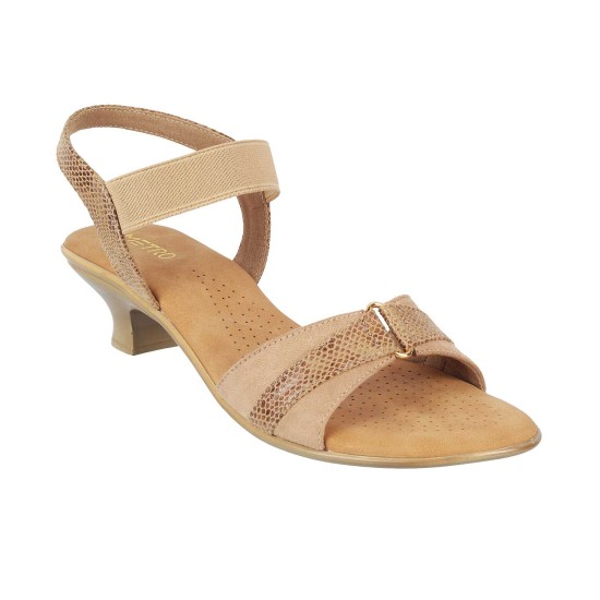 Women Beige Casual Sandals