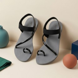 Women Black Casual Sandals