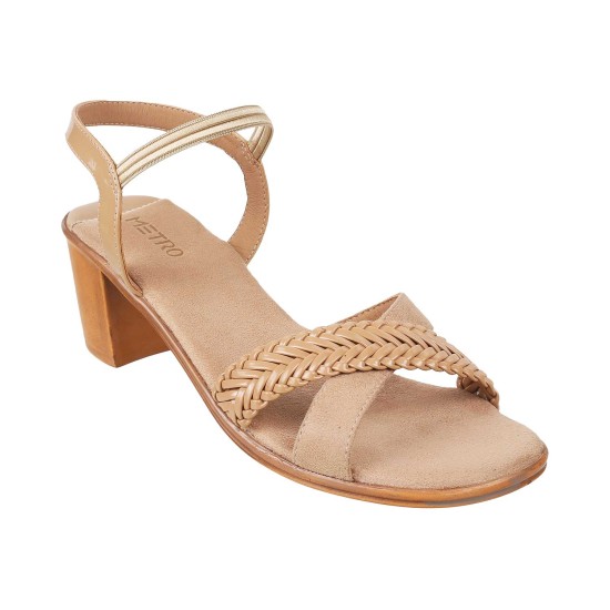 Women Beige Casual Sandals