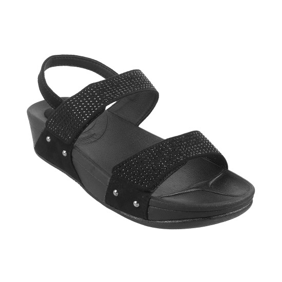 Women Black Casual Sandals