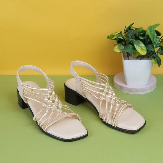 Women Beige Casual Sandals
