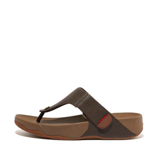 Men Moka-brown Casual Slippers
