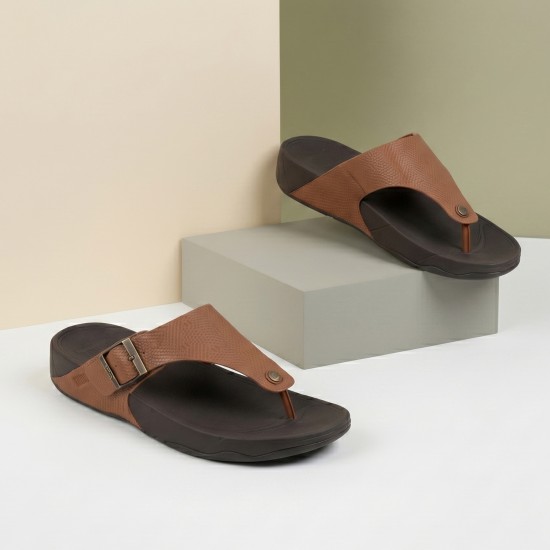 Men Tan Casual Slippers