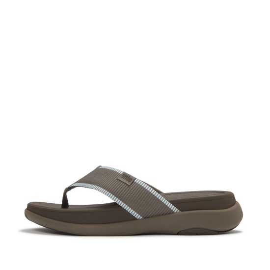 F-Mode Go Mens Water-Resistant Webbing T-P Sandals