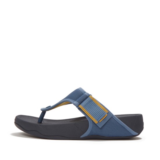 Trakk Mens Adj. W-Resistant Mesh Toe-Post Sandals