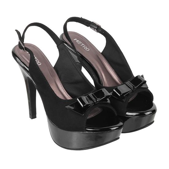Women Black Party Sandals