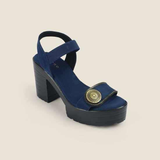 Women Blue Casual Sandals