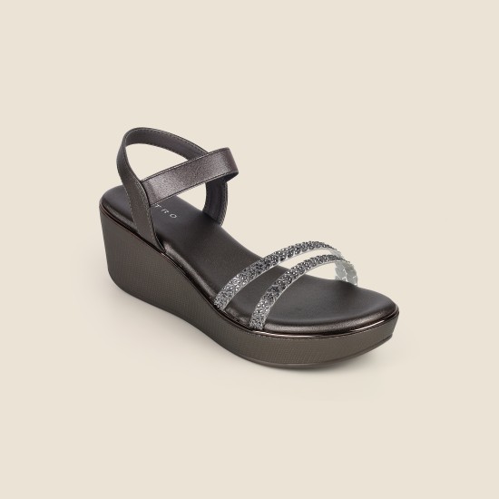 Women Black Casual Sandals
