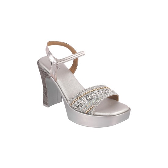 Women Silver Party Sandals