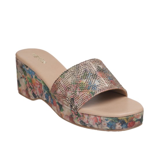 Women Rose-gold Casual Slip Ons