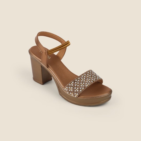 Women Antic-gold Party Sandals
