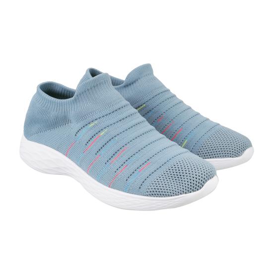 Women Blue Sports Walking Shoes