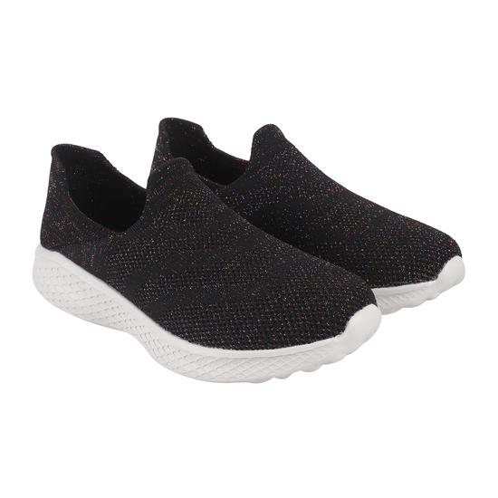 Women Black Sports Sneakers