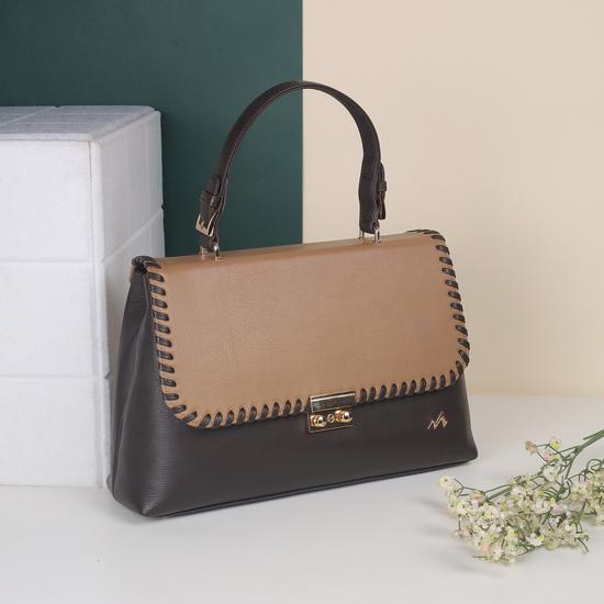 Women Brown Satchel Bag