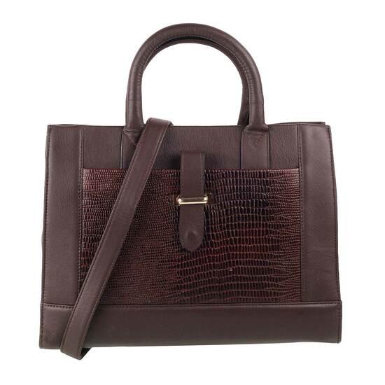 Women Brown Satchel Bag