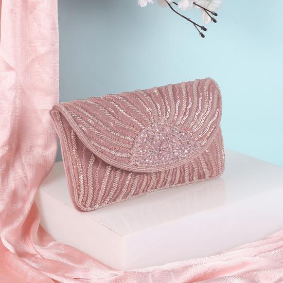 Women Purple Clutch