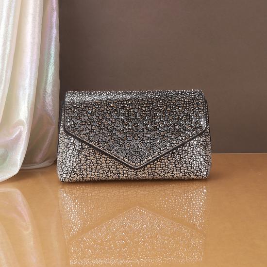 Women Silver Clutch