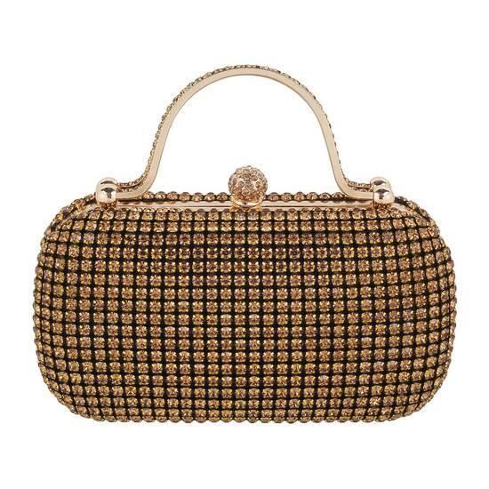 Women Gold Evening Bag