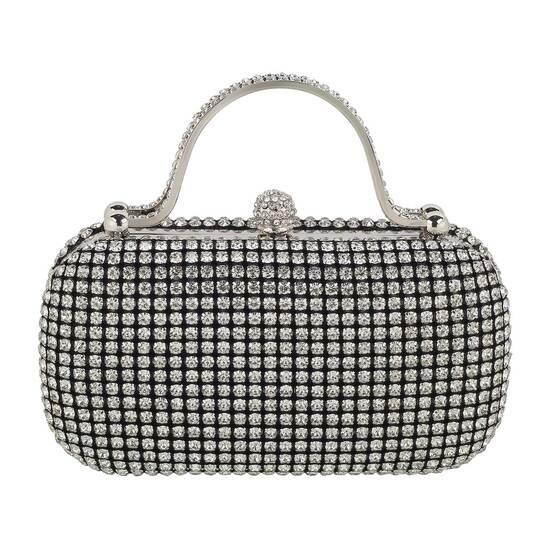 Women Silver Evening Bag